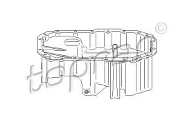 TOPRAN 112344 - BANDEJA DE ACEITE, MOTOR