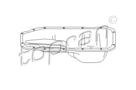 TOPRAN 205595 - BANDEJA DE ACEITE, MOTOR