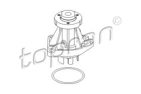 TOPRAN 205227 - BOMBA DE AGUA, REFRIGERANTE