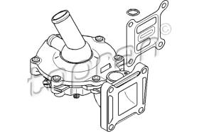 TOPRAN 302222 - BOMBA DE AGUA, REFRIGERANTE