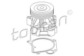 TOPRAN 500310 - BOMBA DE AGUA, REFRIGERANTE