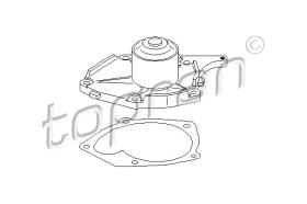 TOPRAN 700202 - BOMBA DE AGUA, REFRIGERANTE