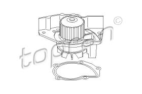 TOPRAN 721218 - BOMBA DE AGUA, REFRIGERANTE