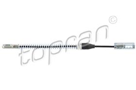 TOPRAN 206498 - CABLE BOWDEN, FRENO DE ESTACIONAMIENTO