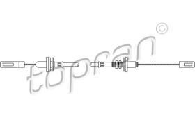 TOPRAN 103411 - CABLE DE EMBRAGUE