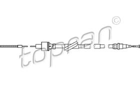 TOPRAN 302768 - CABLE DE EMBRAGUE