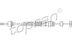 TOPRAN 722119 - CABLE DE EMBRAGUE