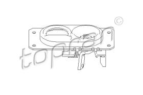 TOPRAN 107406 - CERRADURA DEL CAPó, CAPó DELANTERO