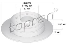 TOPRAN 401056 - DISCO DE FRENO