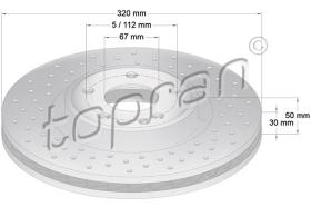 TOPRAN 408931 - DISCO DE FRENO