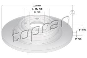 TOPRAN 409483 - DISCO DE FRENO