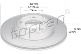 TOPRAN 500572 - DISCO DE FRENO