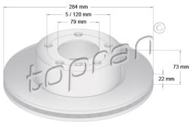 TOPRAN 501900 - DISCO DE FRENO