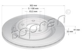 TOPRAN 600646 - DISCO DE FRENO