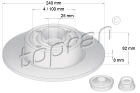 TOPRAN 700650 - DISCO DE FRENO