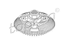 TOPRAN 302006 - EMBRAGUE VISCO, RODETE VENTILADOR