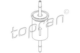 TOPRAN 301655 - FILTRO COMBUSTIBLE