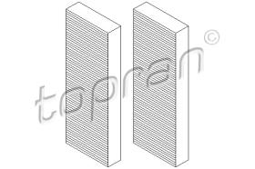 TOPRAN 112296 - JUEGO DE FILTROS, RECIRCULACIóN AIRE HABITáCULO