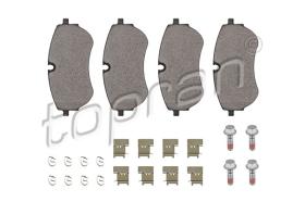 TOPRAN 117432 - JUEGO DE PASTILLAS DE FRENO