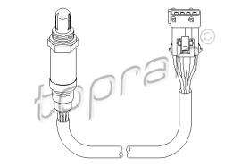 TOPRAN 721859 - SONDA LAMBDA