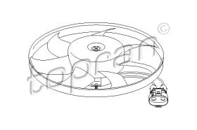 TOPRAN 111445 - VENTILADOR DE RADIADOR